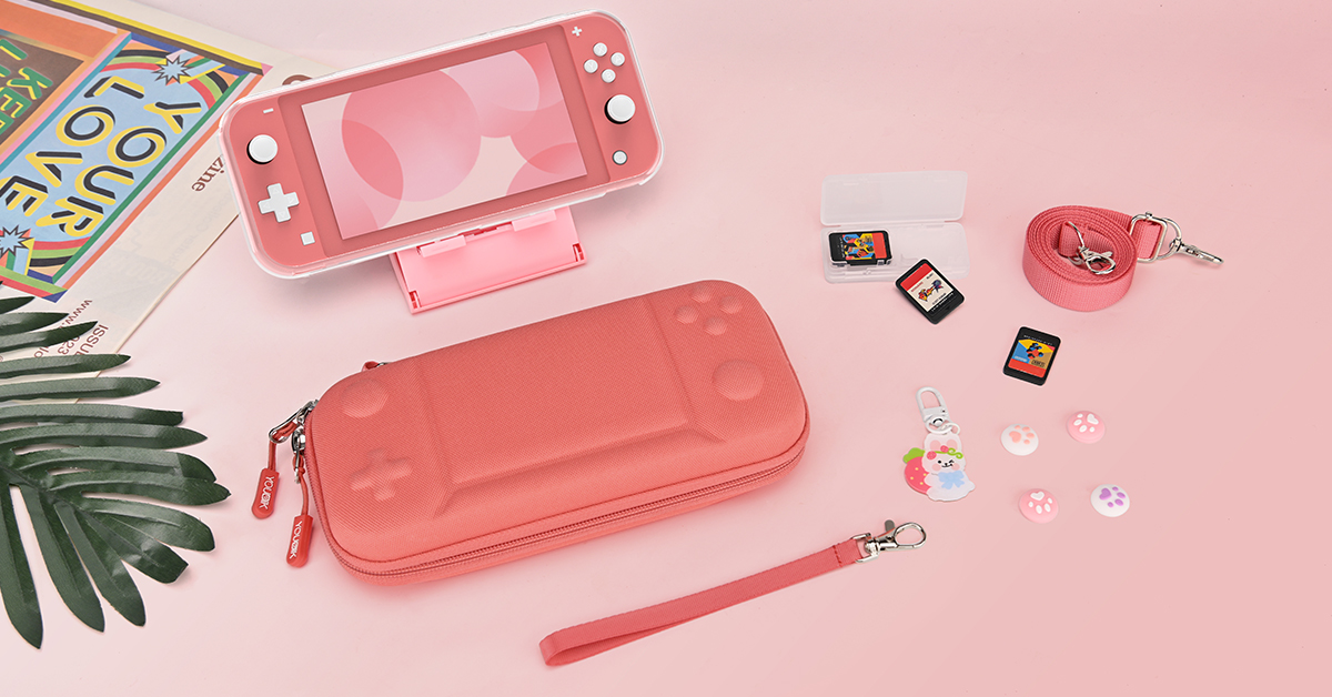 Younik Switch Lite Case, Portable Switch Lite Carrying Case, 14 in